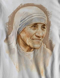 Nome do produtoCamiseta Madre Teresa de Calcutá - unissex