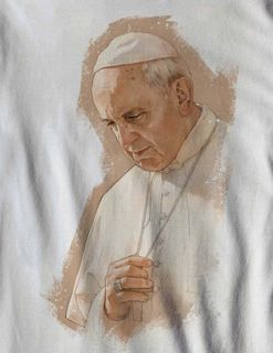 Camiseta Papa Francisco - unissex