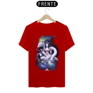 Nome do produtoCamiseta Kuan Yin e os Dragões Brancos 