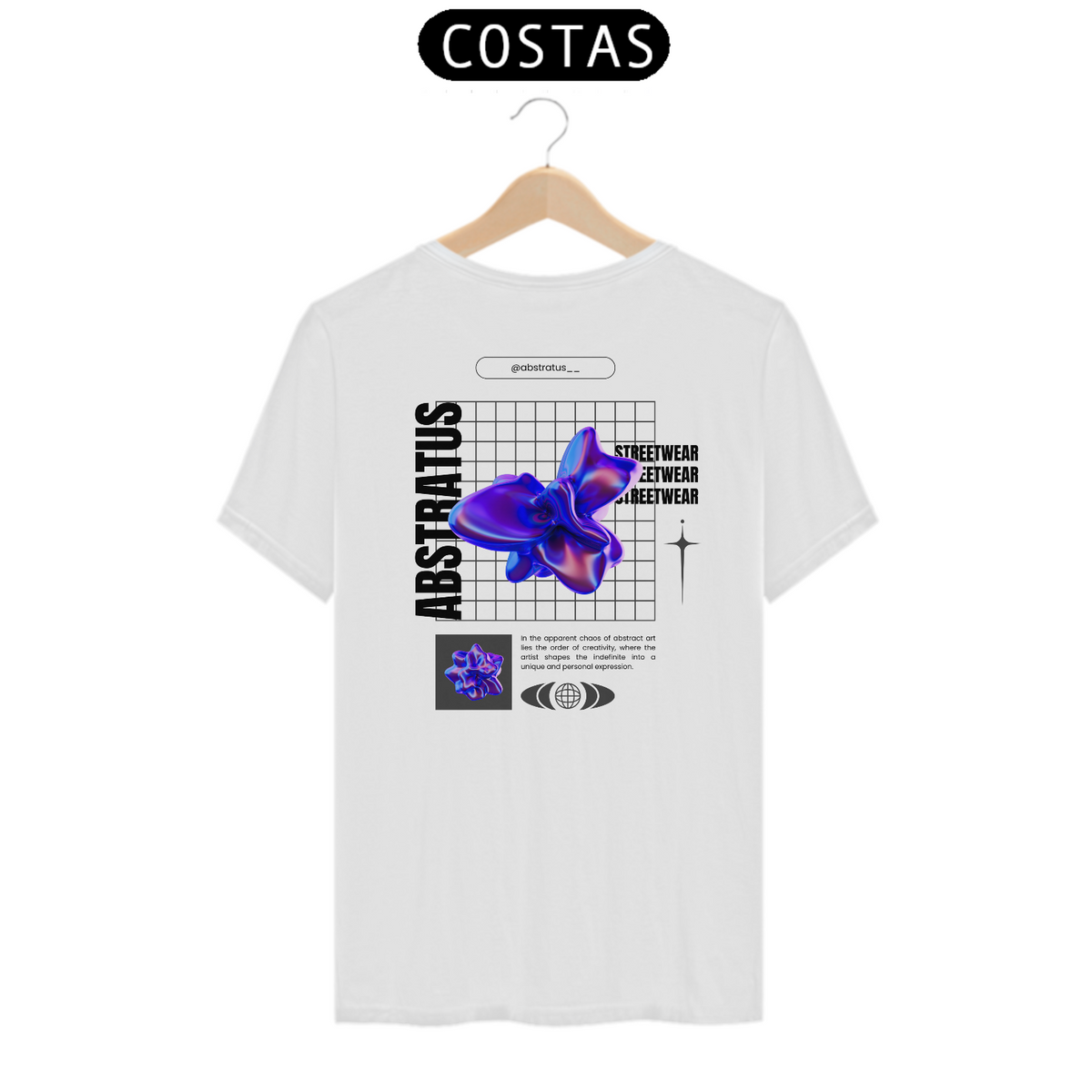 Nome do produto: abstratus - blue black