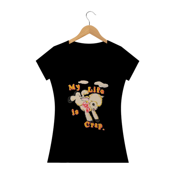 Camiseta Baby Long - my life is crap 