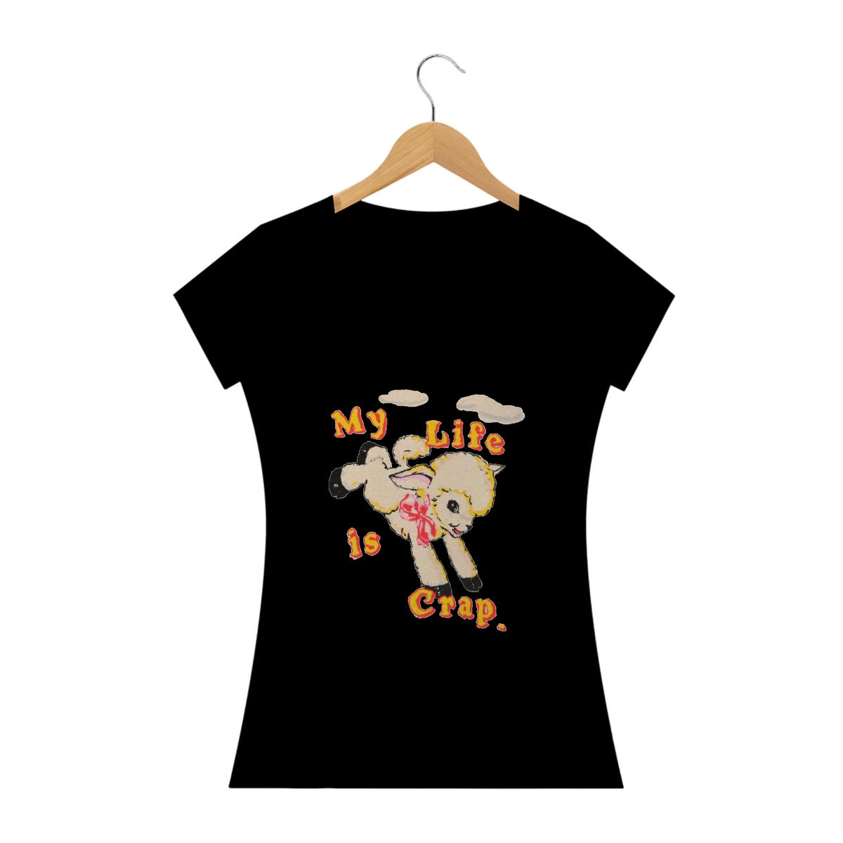 Nome do produto: Camiseta Baby Long - my life is crap 