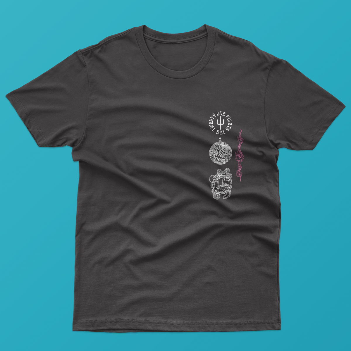 Nome do produto: Camiseta Twenty one pilots - SAI Simbolos
