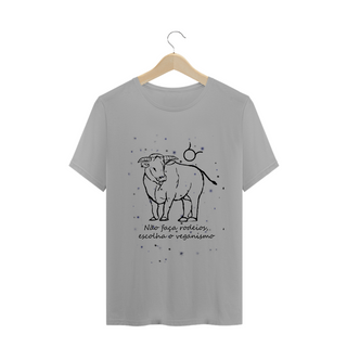 Camiseta Unissex | Touro | Não faça rodeios, escolha o veganismo | P&B