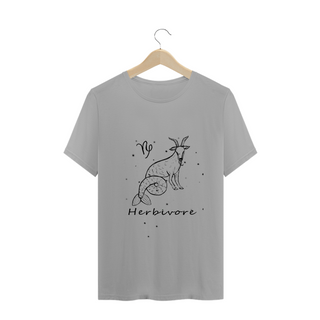 Camiseta Unissex | Capricórnio | Herbivore | P&B 