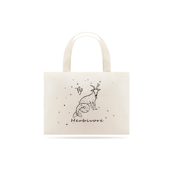 Eco Bag | Capricórnio | Herbivore | P&B