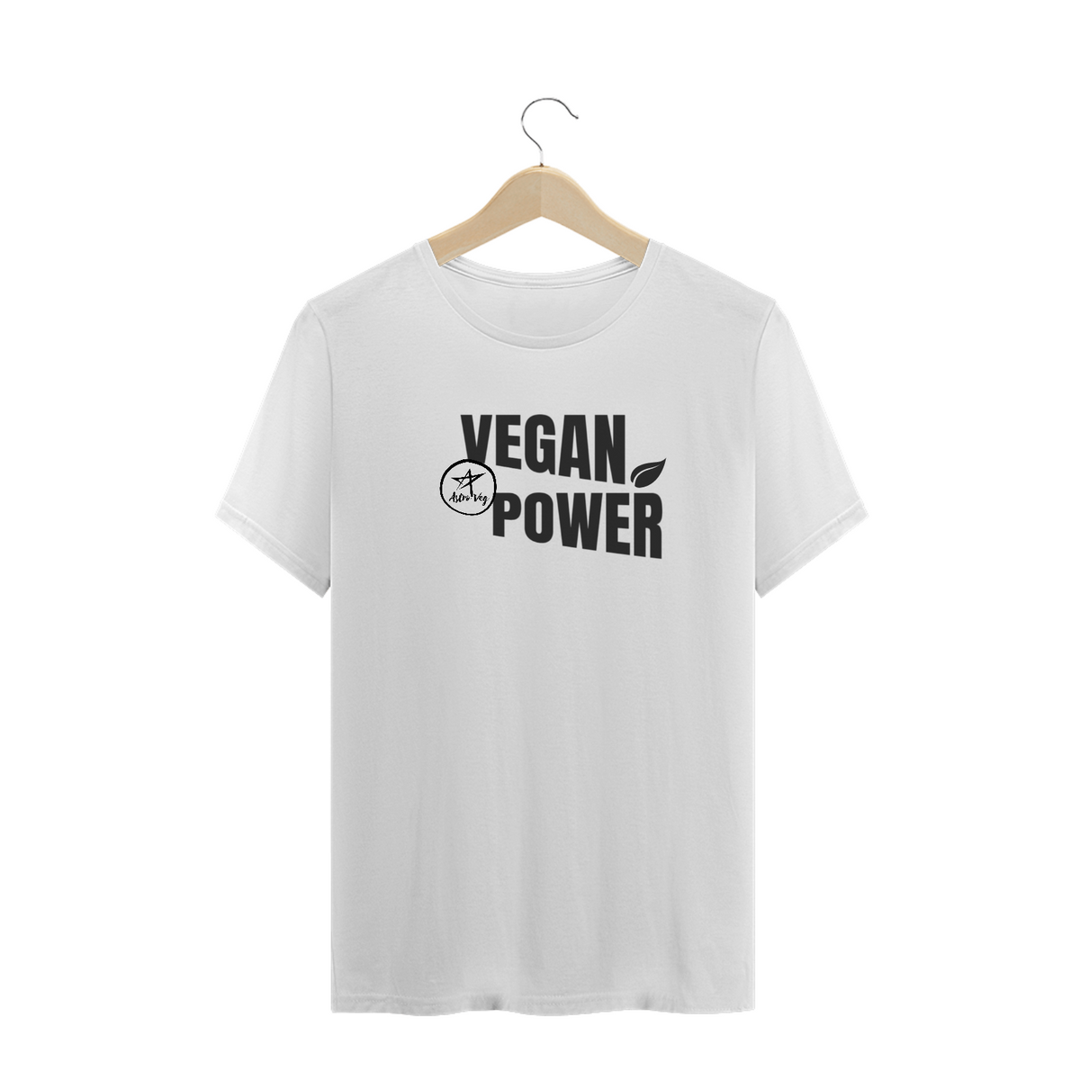 Nome do produto: Camiseta Unissex | VEGAN POWER | AstroVeg