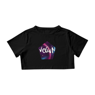 Camiseta Cropped | Vegan Astral | Pentágono