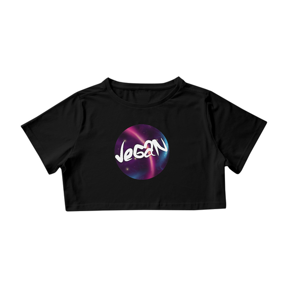 Camiseta Cropped | Vegan Astral | Círculo