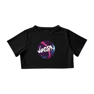 Camiseta Cropped | Vegan Astral | Círculo