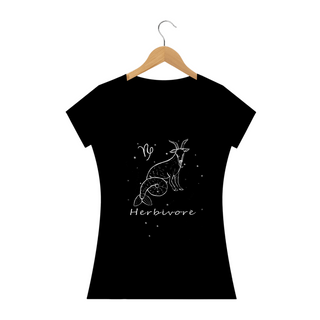 Camiseta Baby Long | Capricórnio | Herbivore | P&B 