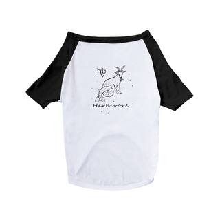 Camiseta para Pet | Capricórnio | Herbivore | P&B