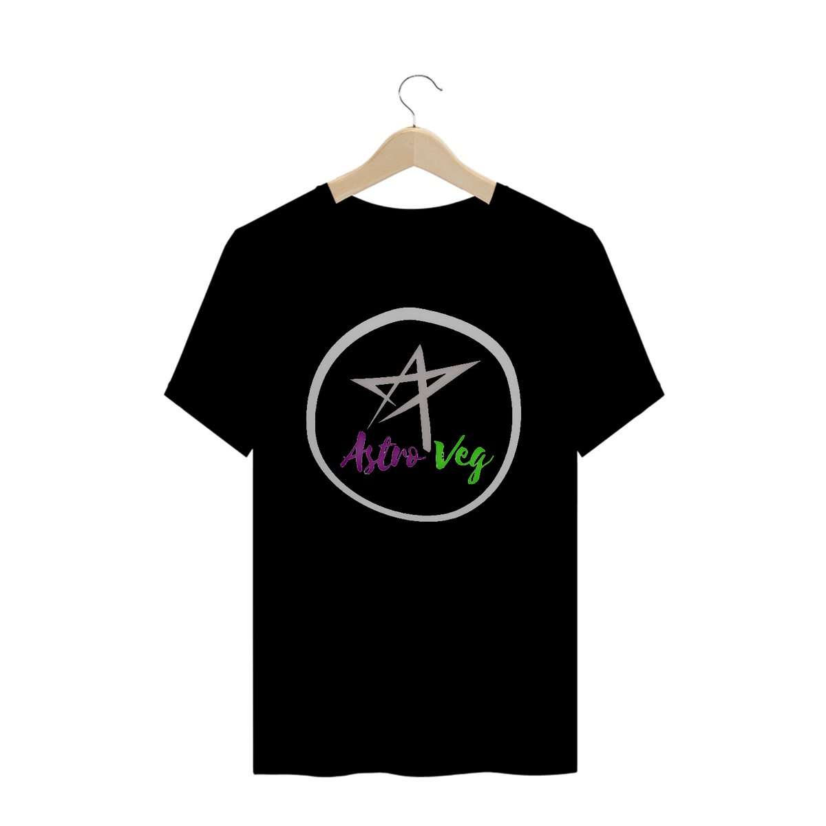 Nome do produto: Camiseta Unissex | Logo | AstroVeg