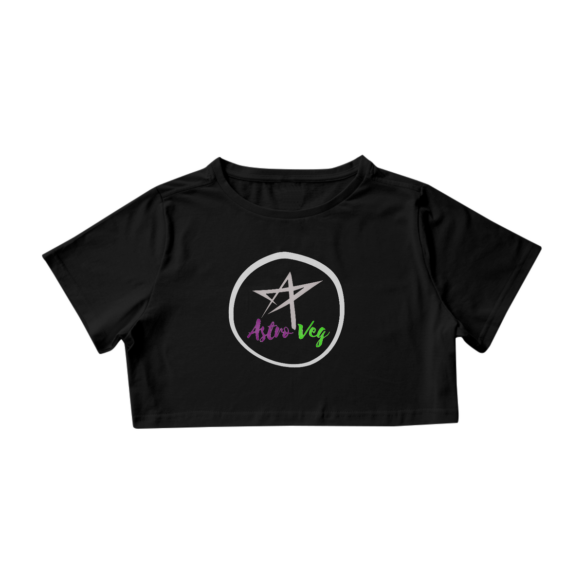 Nome do produto: Camiseta Cropped | Logo | AstroVeg