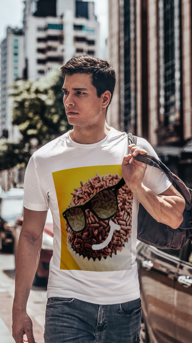 Nome do produto: Camiseta Masculina T-shirt - Brigadeiro Estiloso