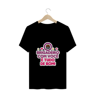 Nome do produtoCamiseta Masculina T-shirt - Brigadeiro com VC é tudo de bom