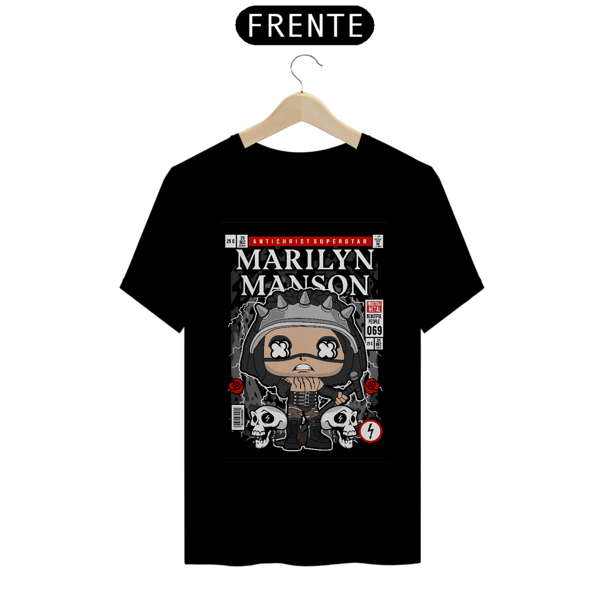 Nome do produto: Marilyn Manson - Cartoon Funko