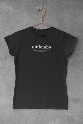Nome do produto  Camiseta Quilombo Preta
