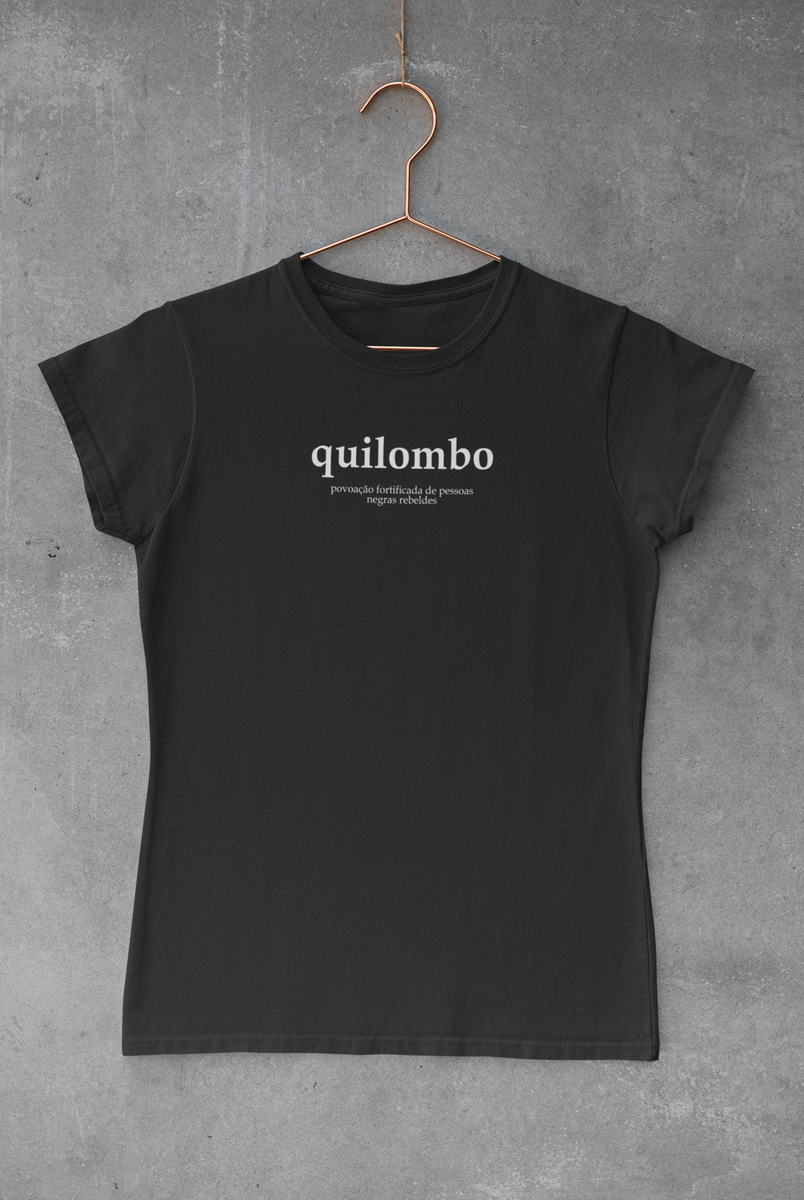 Nome do produto: Camiseta Quilombo Preta