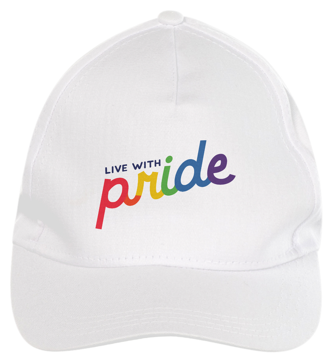 Nome do produtoBoné de brim - Live with pride