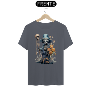 Nome do produtoCamiseta Esqueleto Take your Time - Seremcores