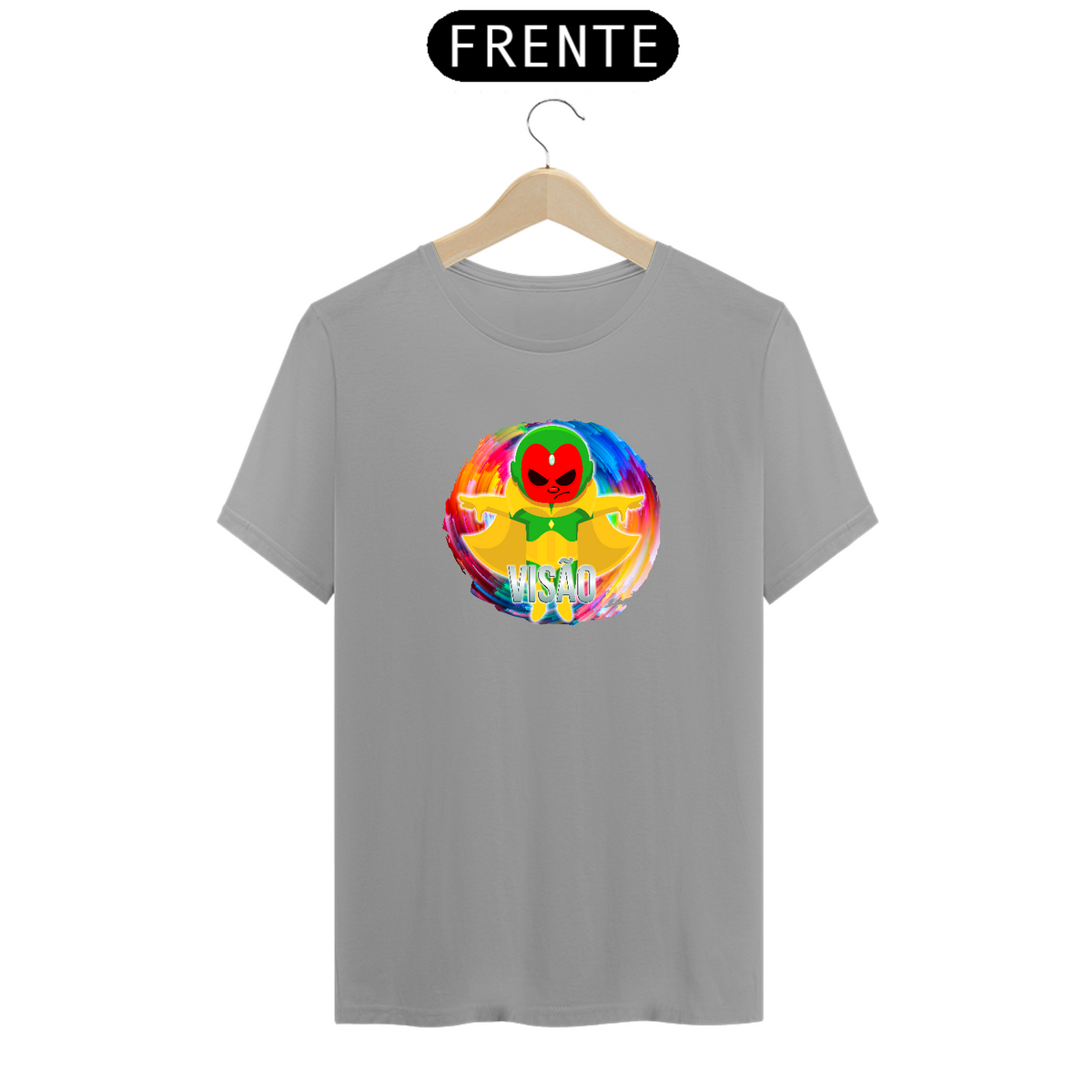 Nome do produto: Camiseta de Heróis - Visão - Seremcores 