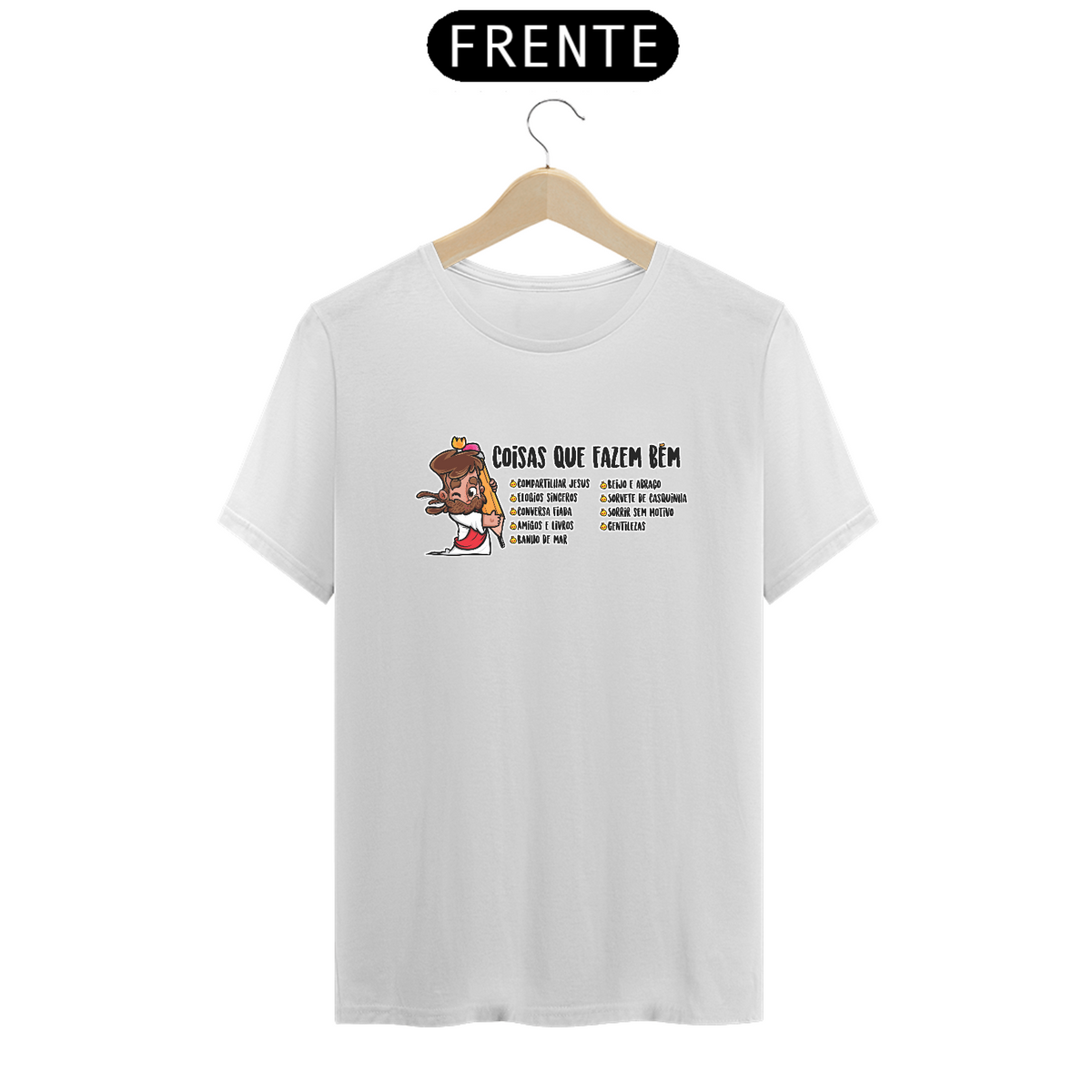 Nome do produto: Camiseta Kafofo - Coisas que fazem BEM Seremcores 