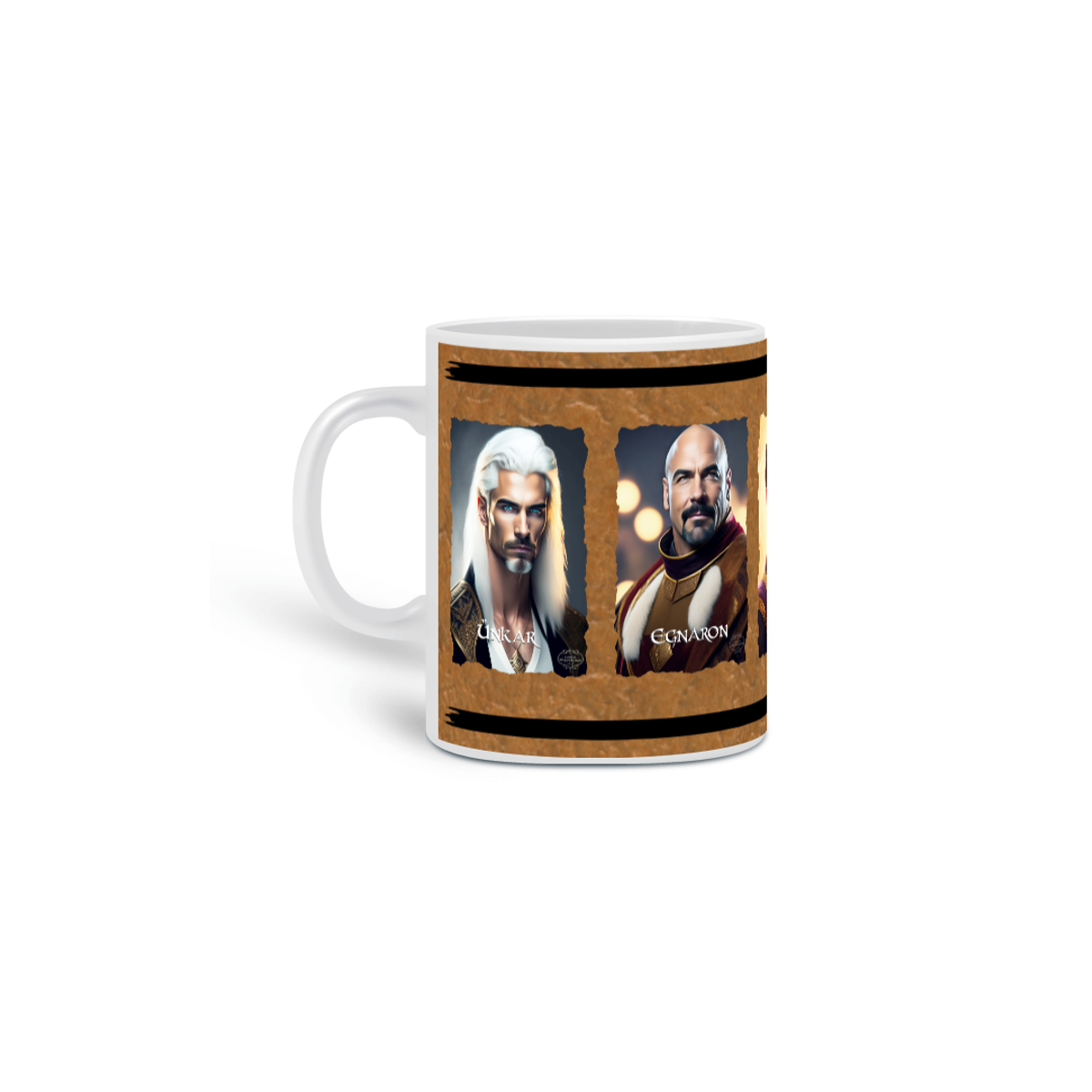 Nome do produto: Filhos de Nosghor couro (caneca)