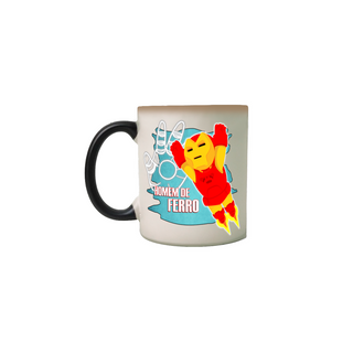 Nome do produtoHeróis - Homem de Ferro (caneca mágica)