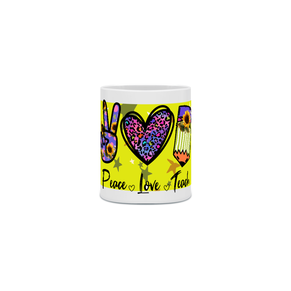 Nome do produto: Caneca Teach (professor) - Seremcores