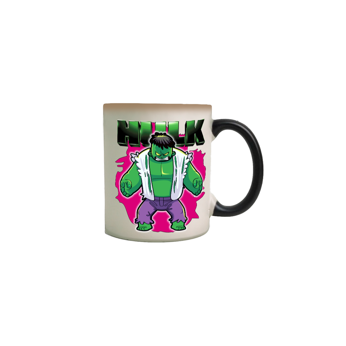 Nome do produto: Heróis - HULK (caneca mágica)