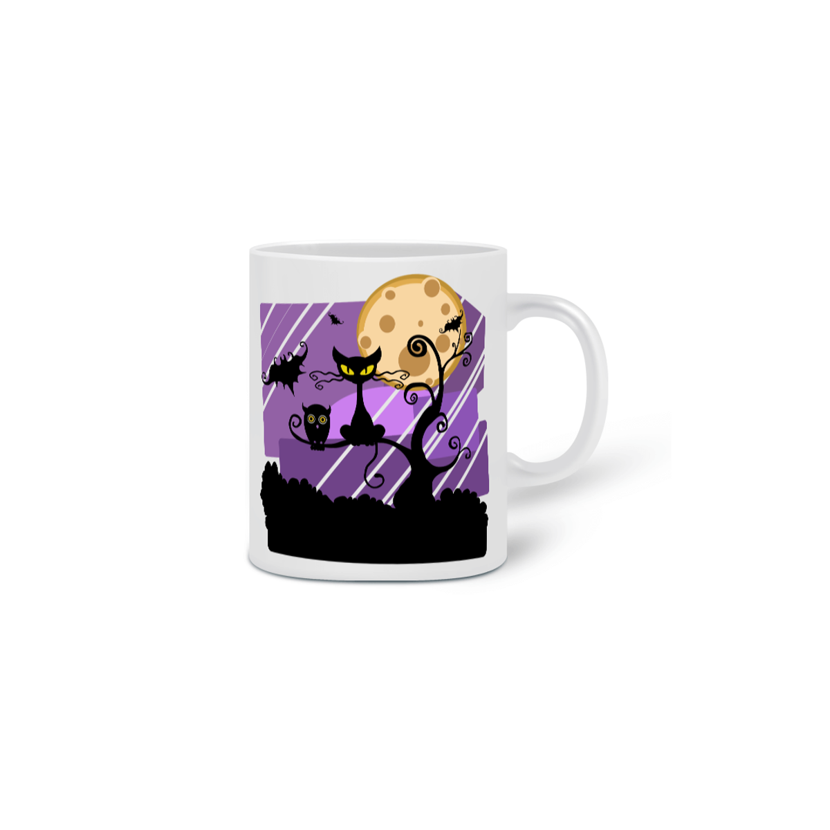 Nome do produto: Gato de Lua (caneca)