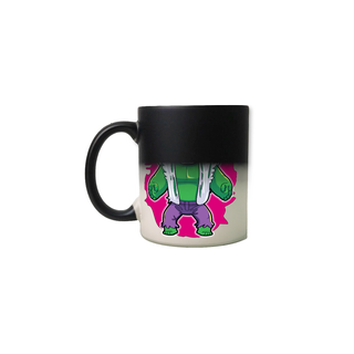 Nome do produtoHeróis - HULK (caneca mágica)