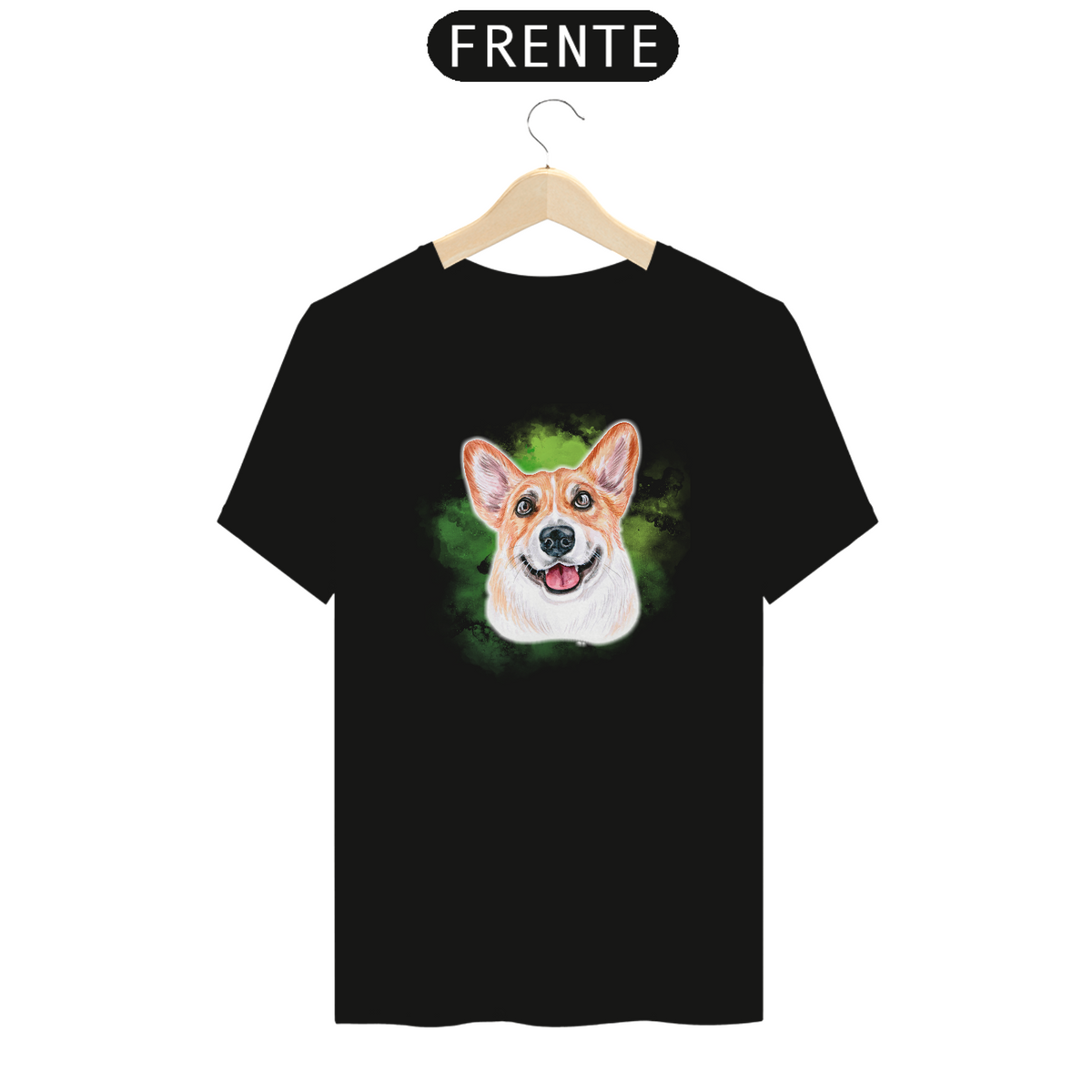 Nome do produto: Camiseta de Cachorro 25 (corgi)  Seremcores
