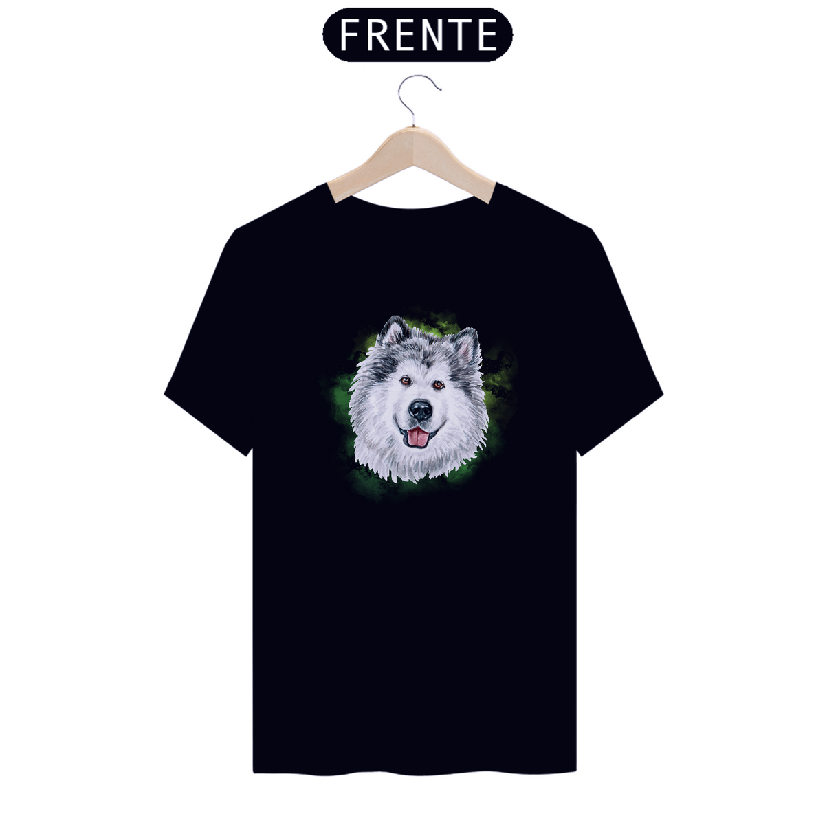 Nome do produto: Camiseta de Cachorro 27 (malamute)  Seremcores