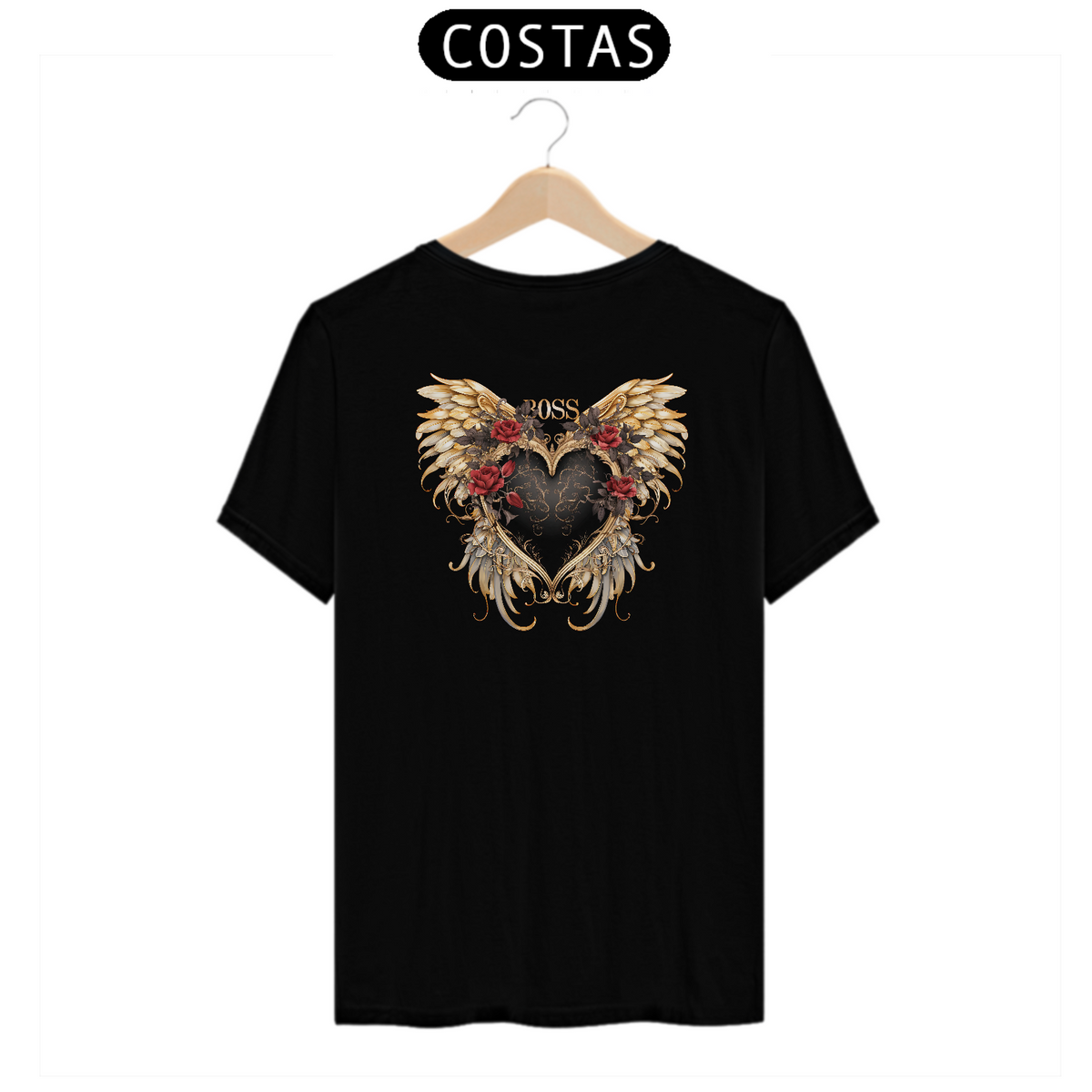 Nome do produto: Camiseta PIMA - BOSS (costas) Seremcores