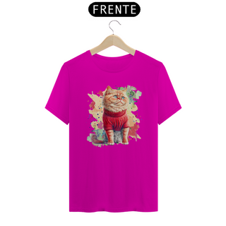 Nome do produtoCamiseta de Gato Fofo de vermelho Seremcores 