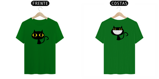 Nome do produtoCamiseta Gato Sorrindo (frente e costas) Seremcores 