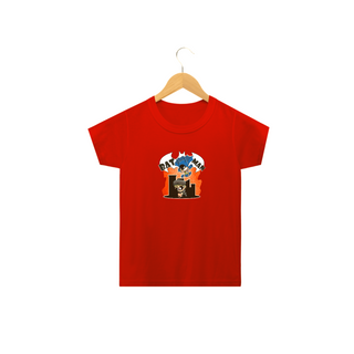 Nome do produtoCamiseta infantil Heróis - Morcego