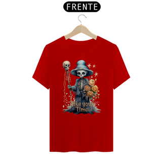 Nome do produtoCamiseta Esqueleto Take your Time - Seremcores