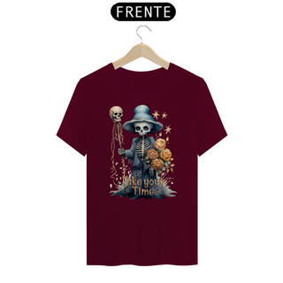 Nome do produtoCamiseta Esqueleto Take your Time - Seremcores