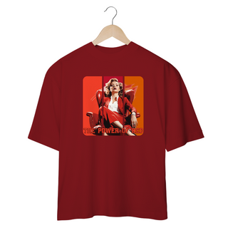 Nome do produtoOversized Tshirt - The power of red - Seremcores