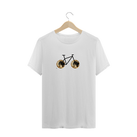 Camisa  Masculina Branca - Coleção Bike + Café