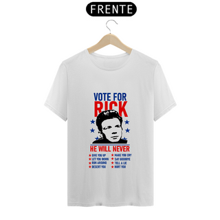 Camiseta Rick Astley - Never Gonna Give You Up