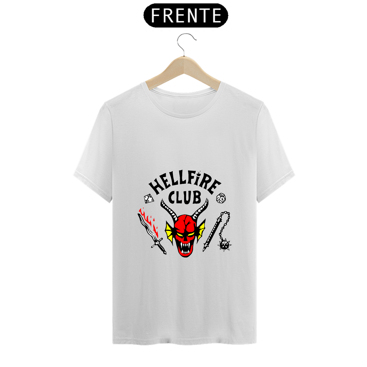 Nome do produto: Camiseta Hellfire Club (Stranger Things)