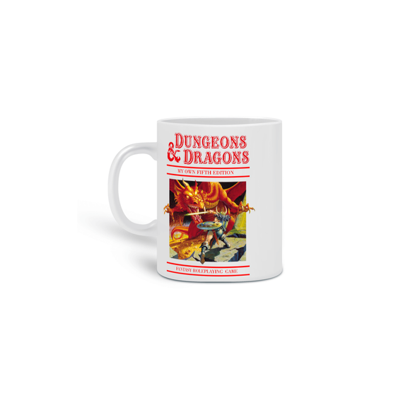 Caneca Dungeons and Dragons (D&D)