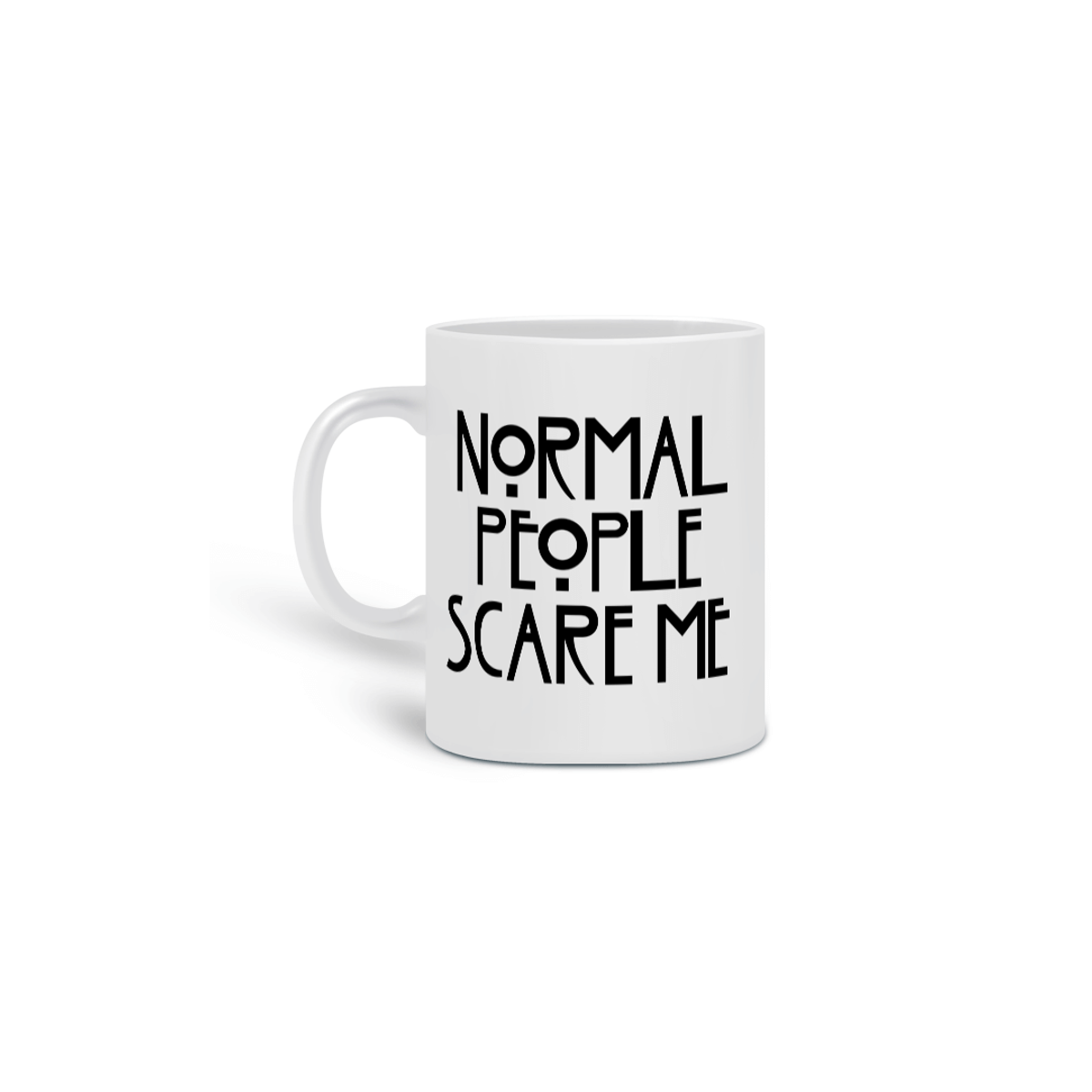 Nome do produto: Caneca Normal People Scare Me (AHS)