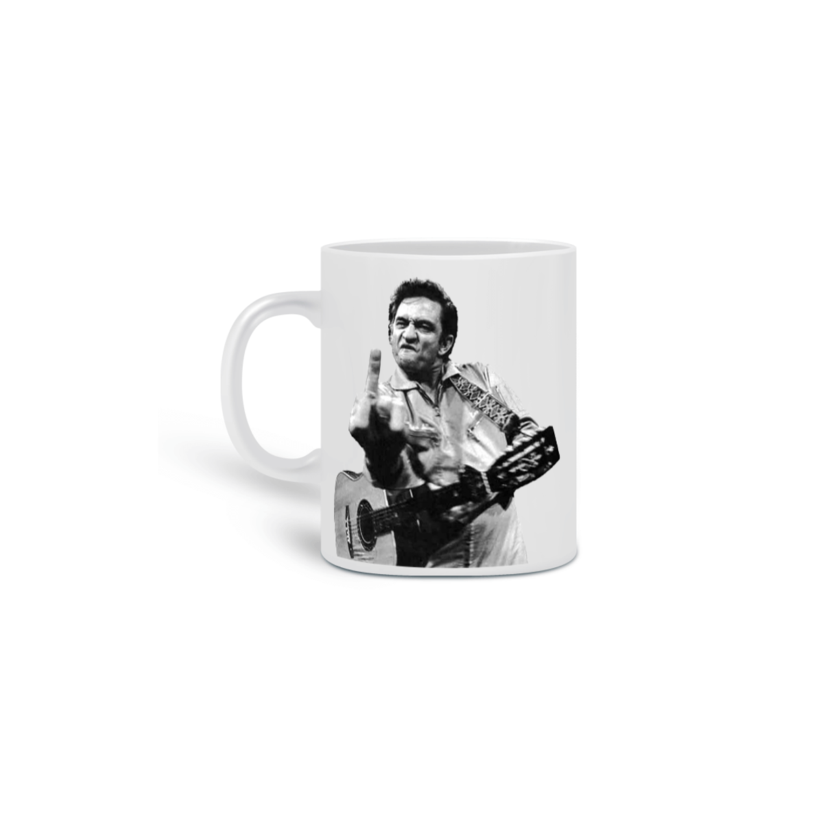 Nome do produto: Caneca Johnny Cash - F**k You