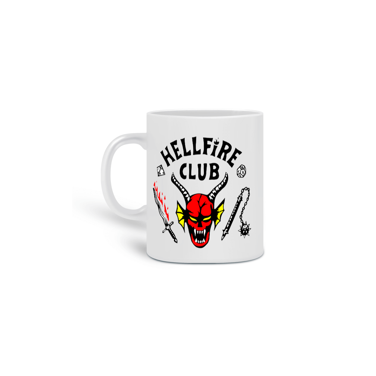 Nome do produto: Caneca Hellfire Club (Stranger Things)