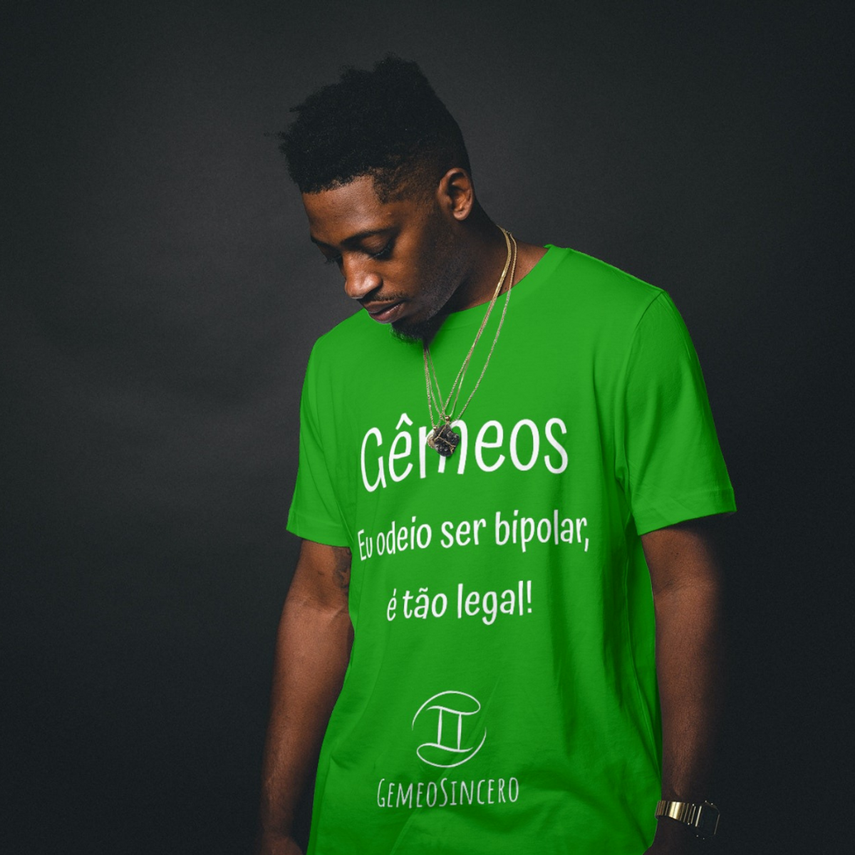 Nome do produto: T-Shirt Masculina Básica Cores I - Gêmeos - Coleção Diversas